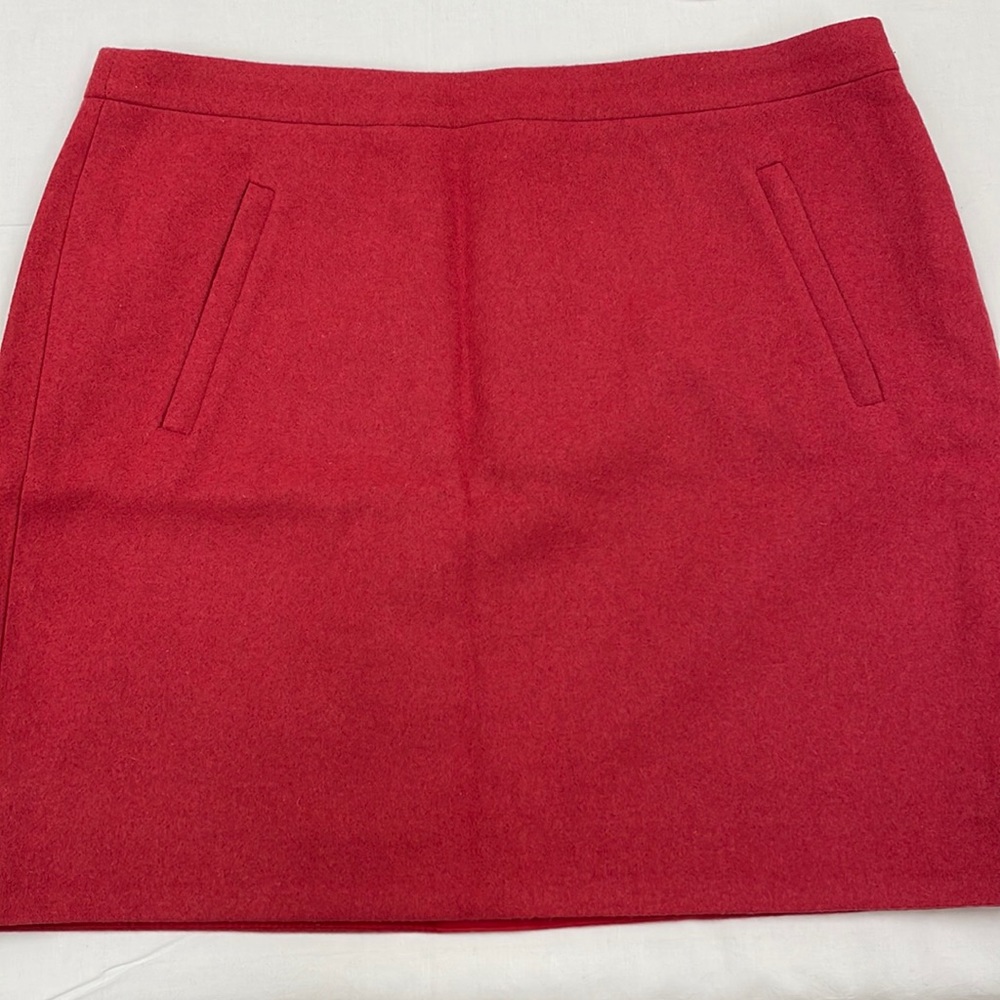 J Crew wool mini skirt sz 12